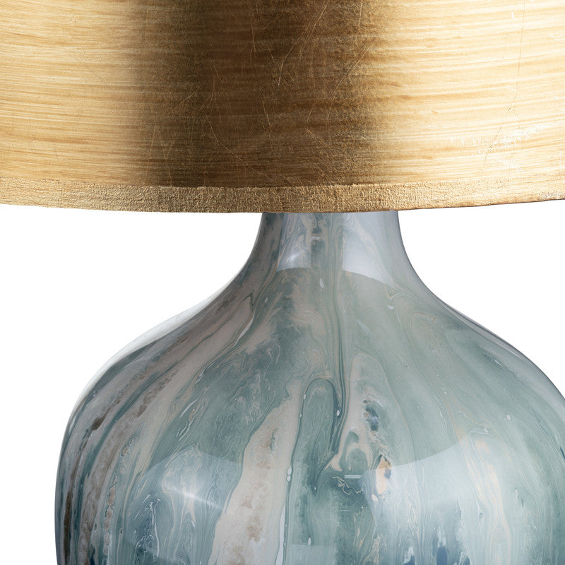 Fleur Grey/Gold Table Lamp - Ornate Home
