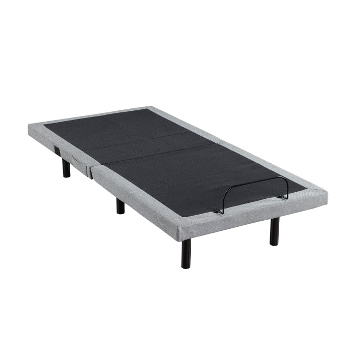 Flex Brown Twin Xl Power Head And Foot Adjustable Bed Frame With Massage Zero Gravity Charging Ports And Nightlight - Ornate Home