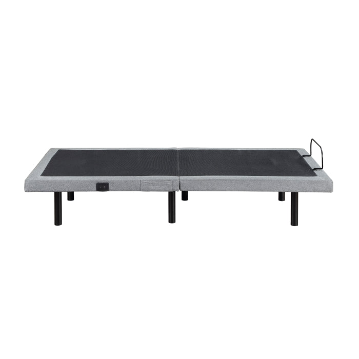 Flex Brown Twin Xl Power Head And Foot Adjustable Bed Frame With Massage Zero Gravity Charging Ports And Nightlight - Ornate Home
