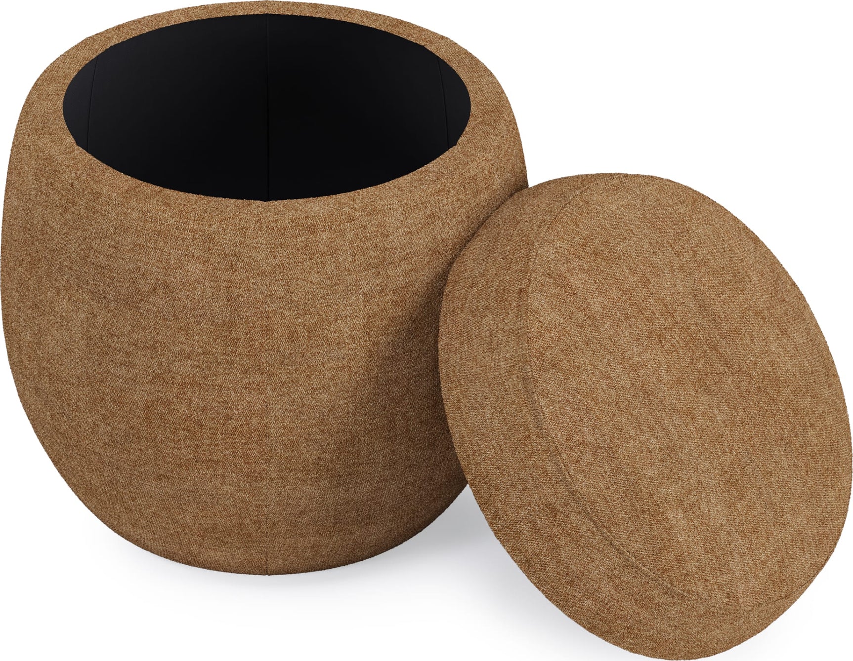 Flex Porcini Upholstered Ottoman - Ornate Home