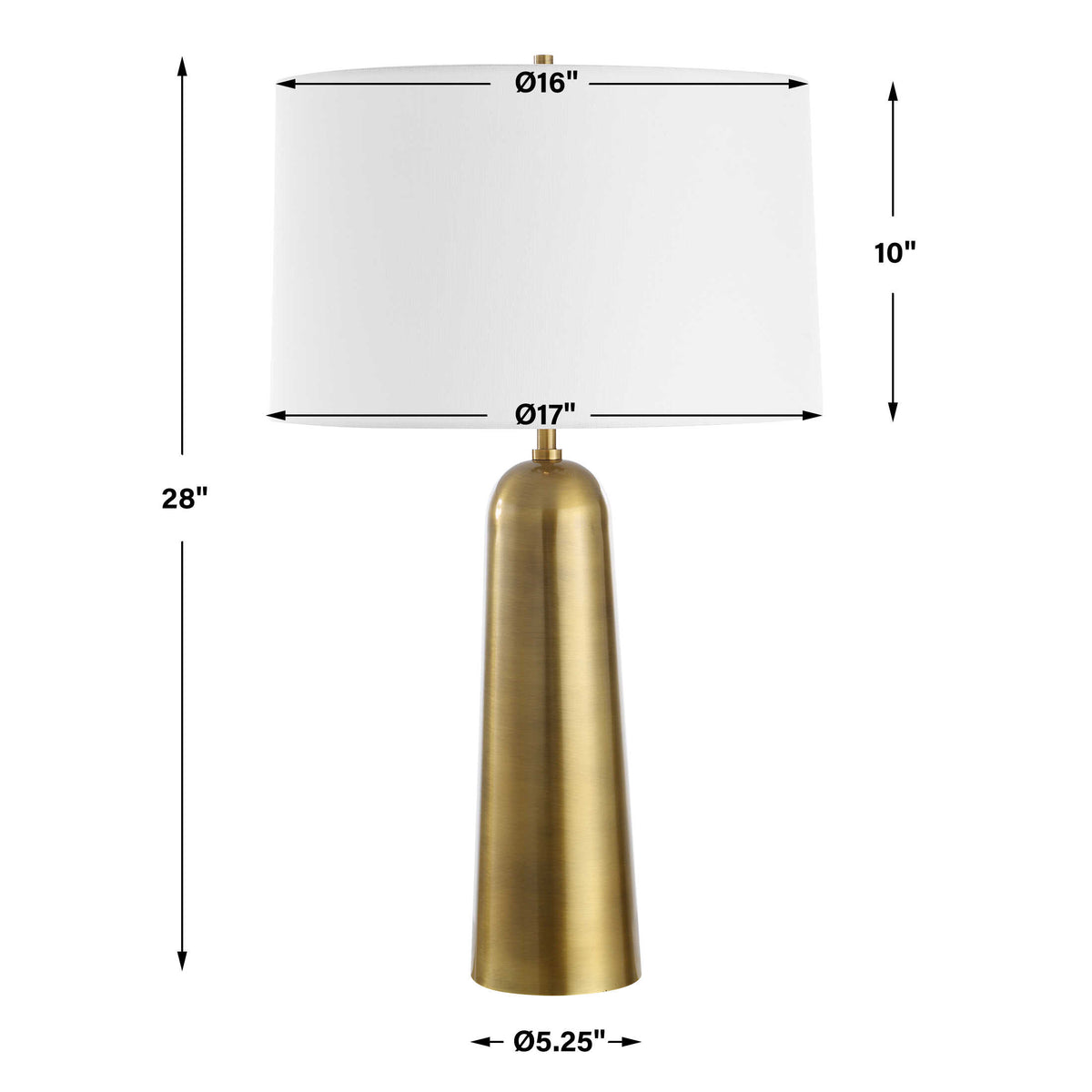 Flinchem Brass Table Lamp - Ornate Home