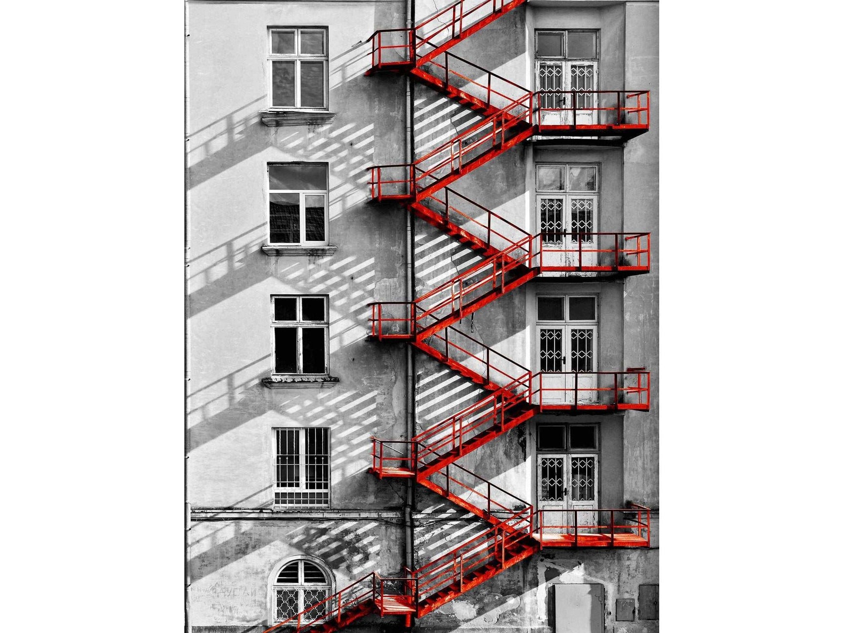 Floating III Tempered Glass w / Foil Wall Art - Ornate Home