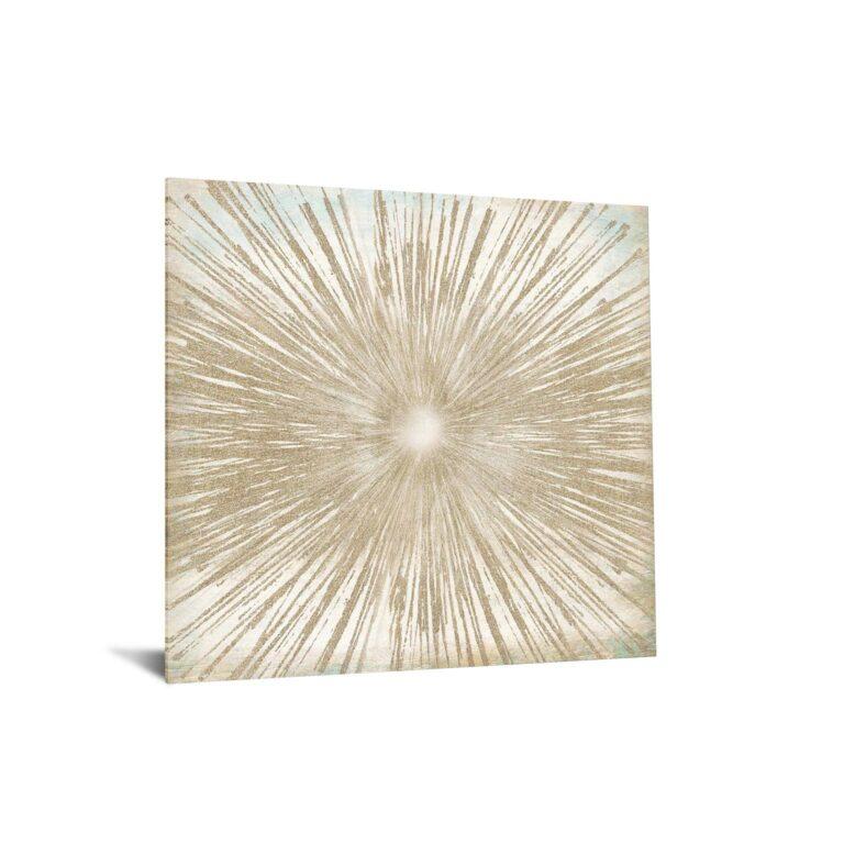 Floating Tempered Glass with Foil Wall Art - Ornate Home