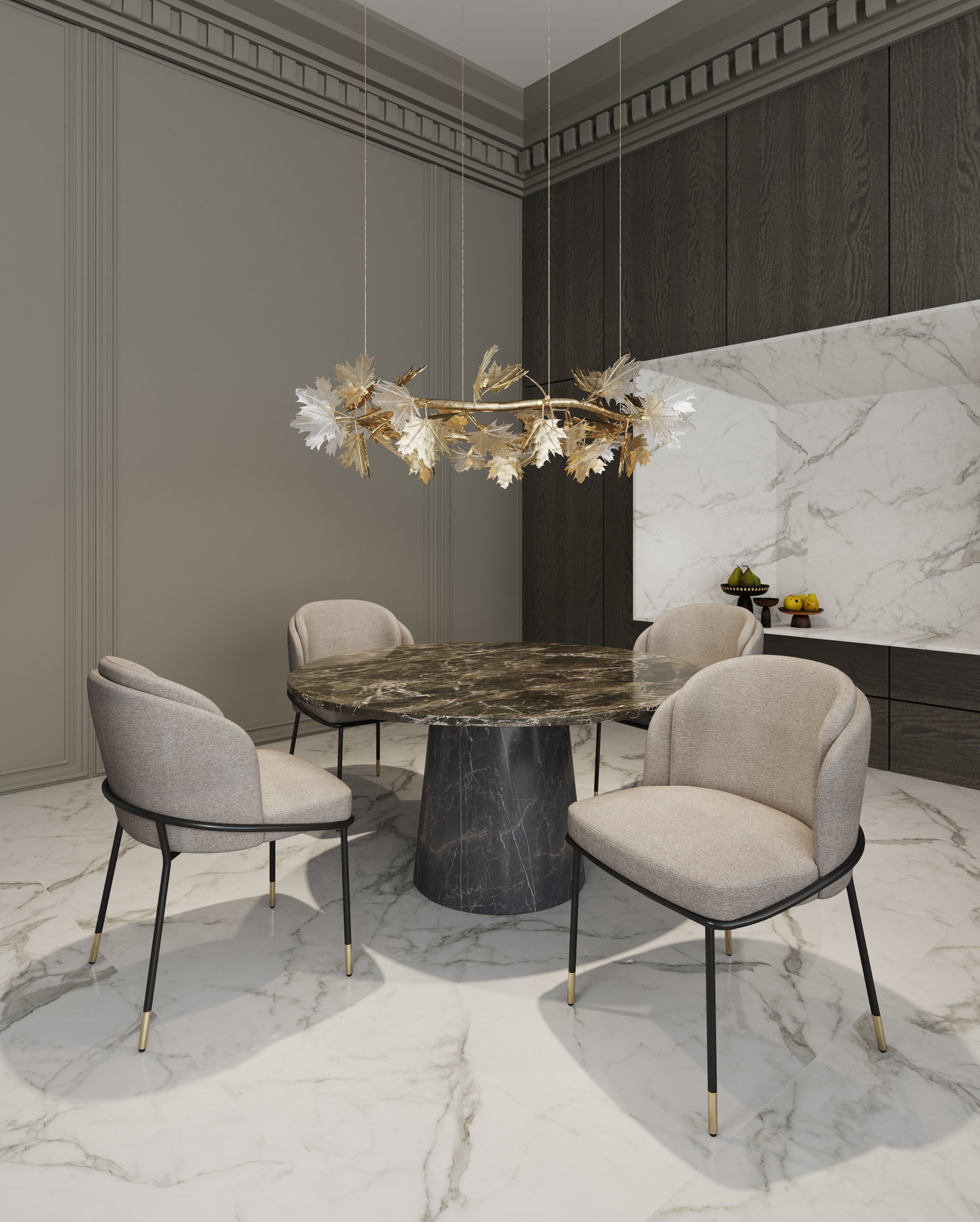 Flor Dining Chair in Wheat - Ornate Home