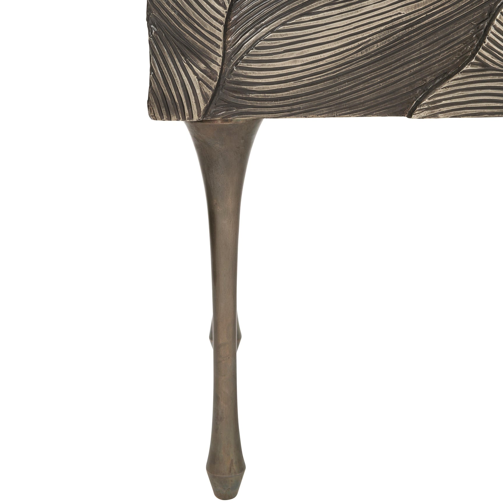 Flora Antique Silver Entertainment Credenza - Ornate Home