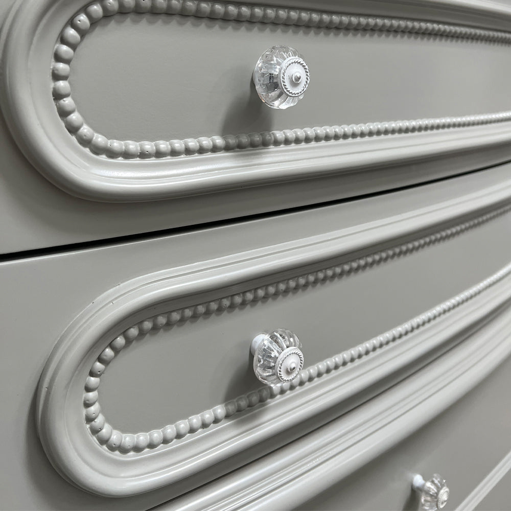 Flora Gray Chest - Ornate Home