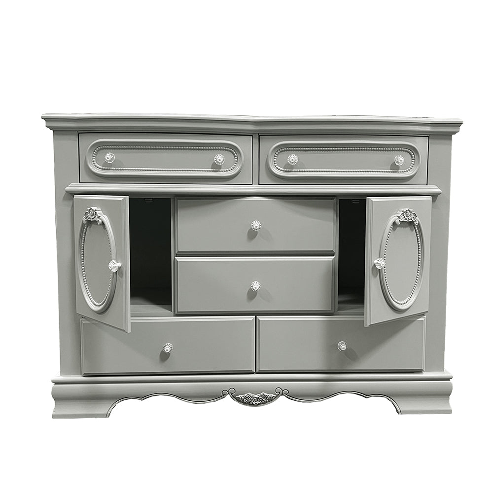 Flora Gray Dresser - Ornate Home