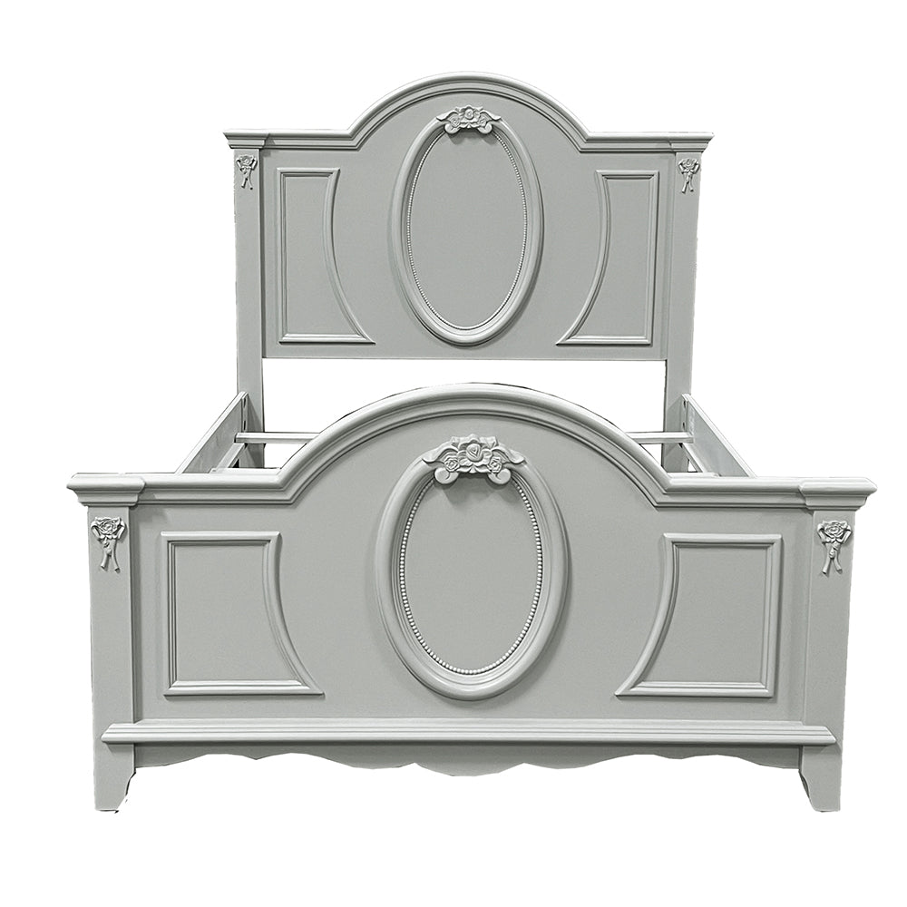 Flora Gray Full Bed - Ornate Home