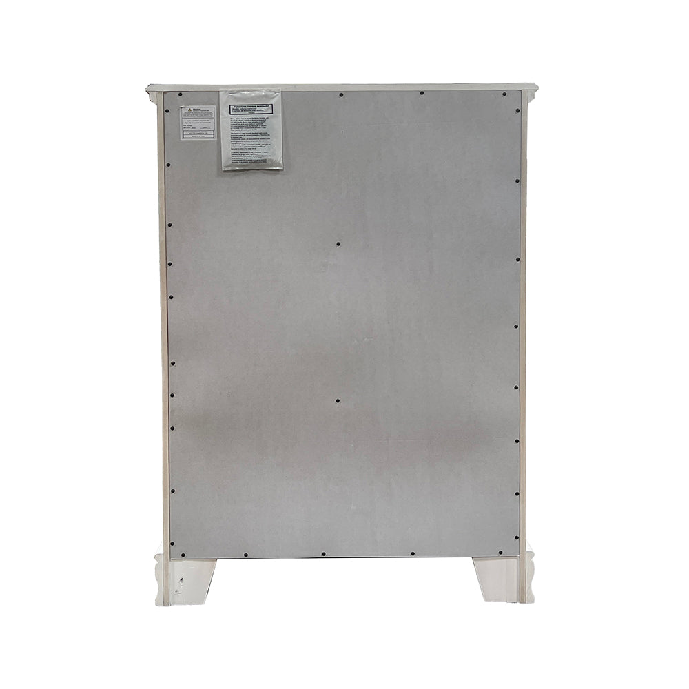 Flora White Chest - Ornate Home