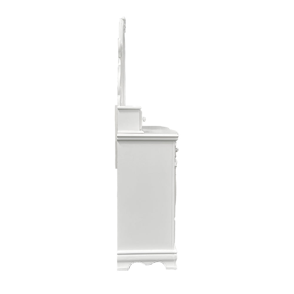 Flora White Dresser - Ornate Home