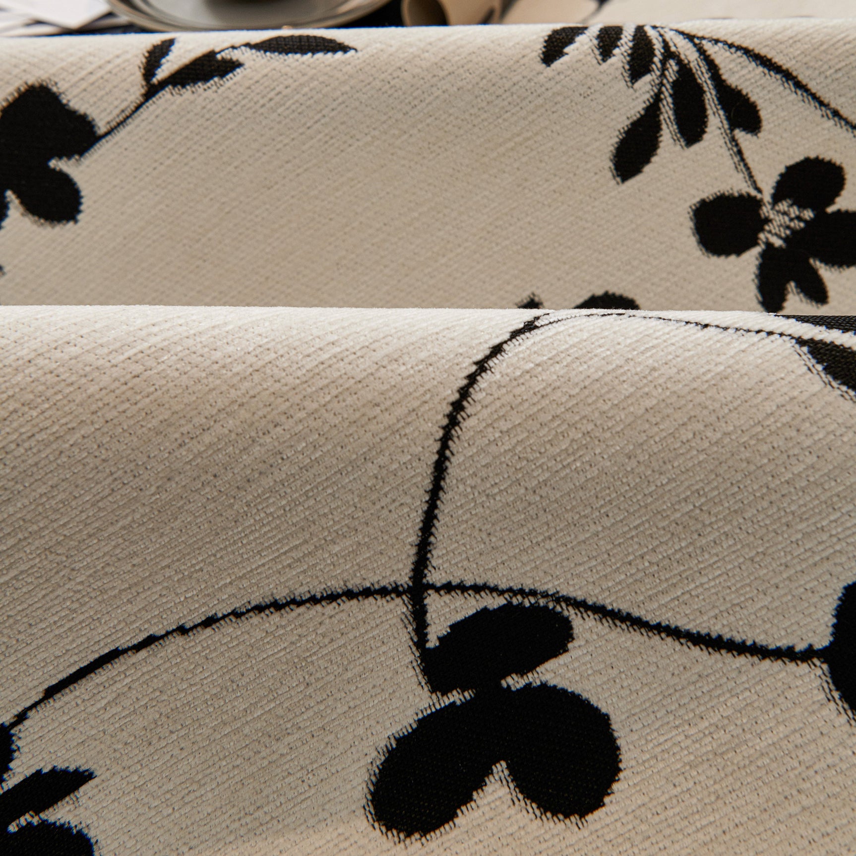 Floral Chenille Couch Cover, Non-Slip Sofa Slipcover Protector for Furniture - Ornate Home