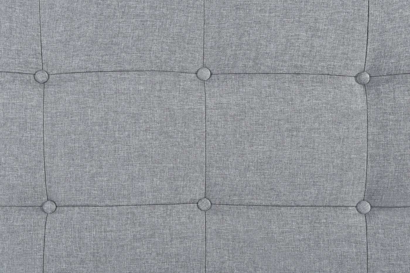 Florence Gray Upholstered Bed - Ornate Home