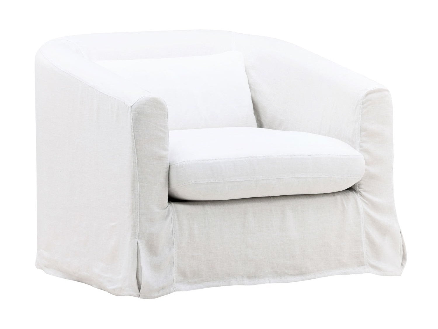 Florence White Sofa Chair - Ornate Home