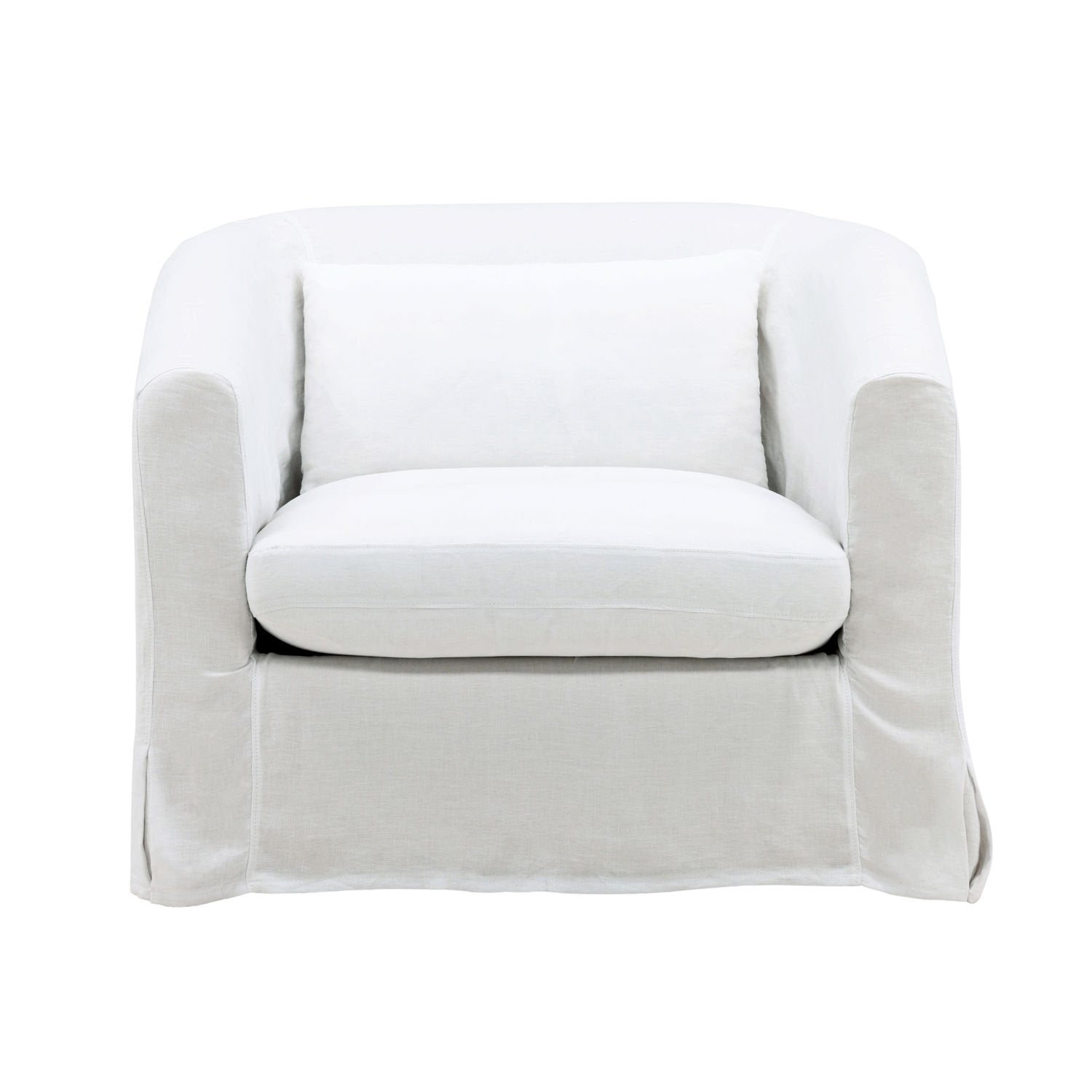 Florence White Sofa Chair - Ornate Home