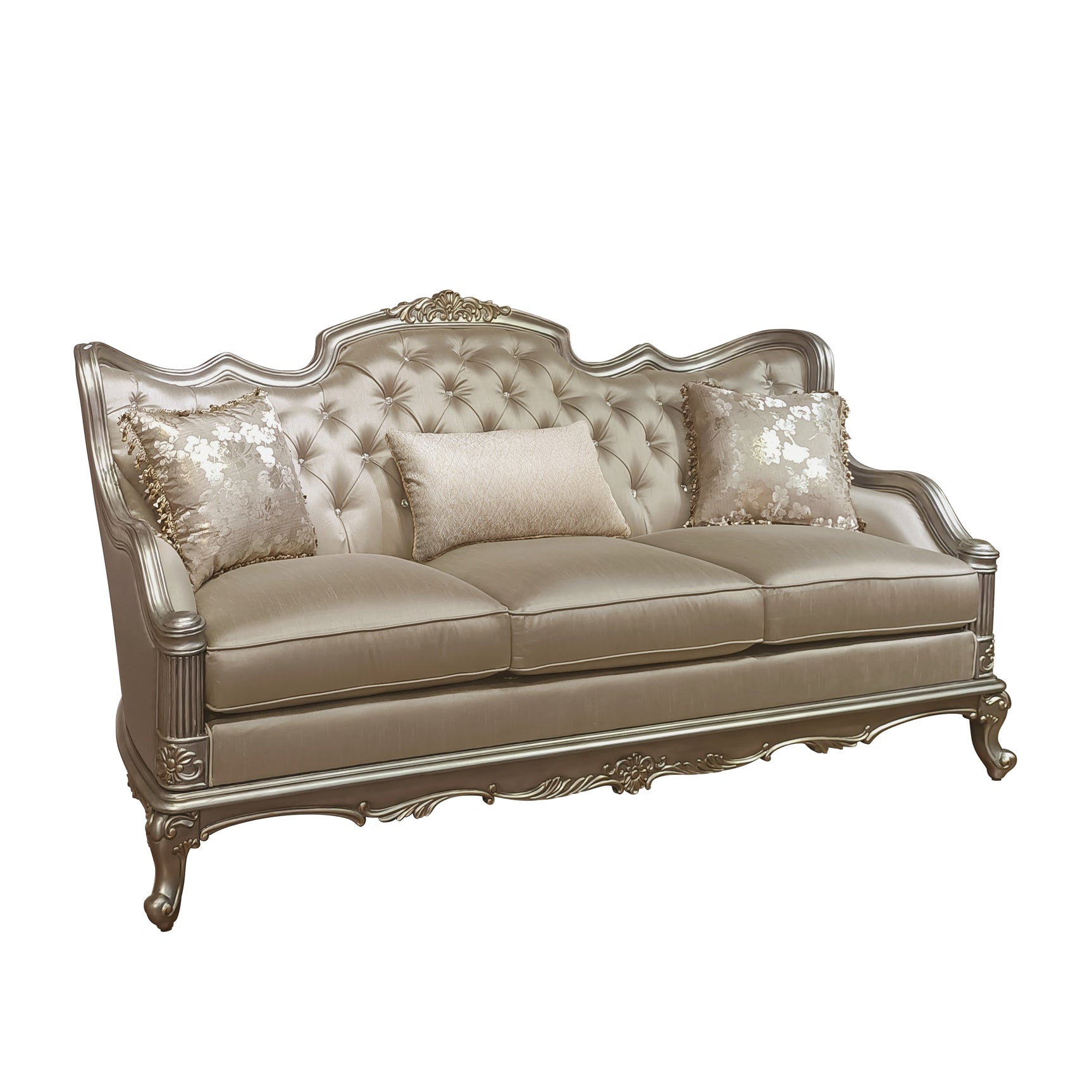 Florentina Taupe Sofa & Loveseat - Ornate Home