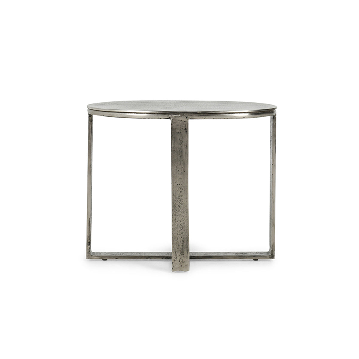 Flores Gray Oval End Table - Ornate Home