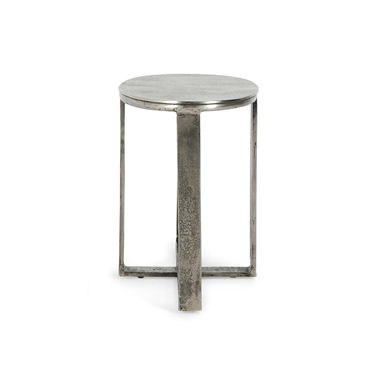 Flores Gray Oval End Table - Ornate Home
