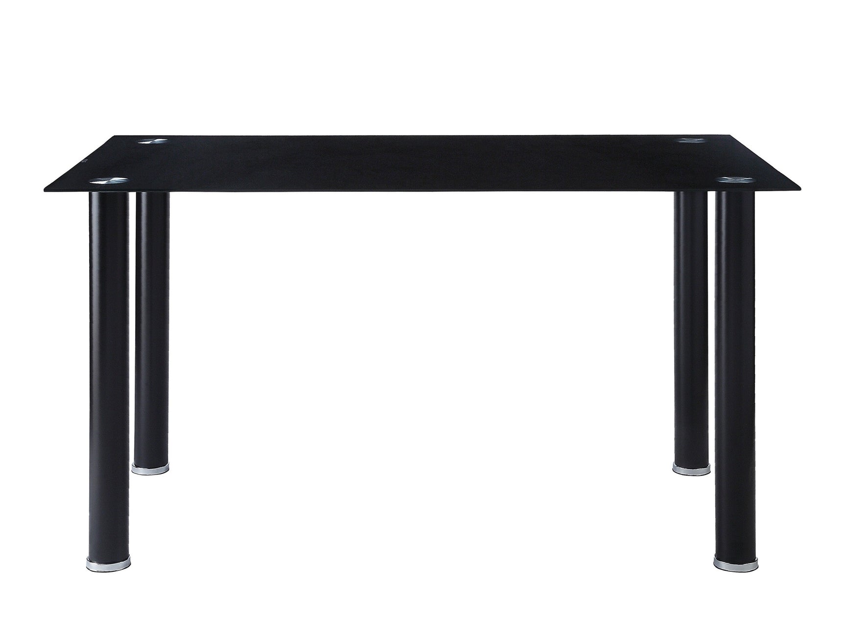 Florian Black Metal Dining Table - Ornate Home