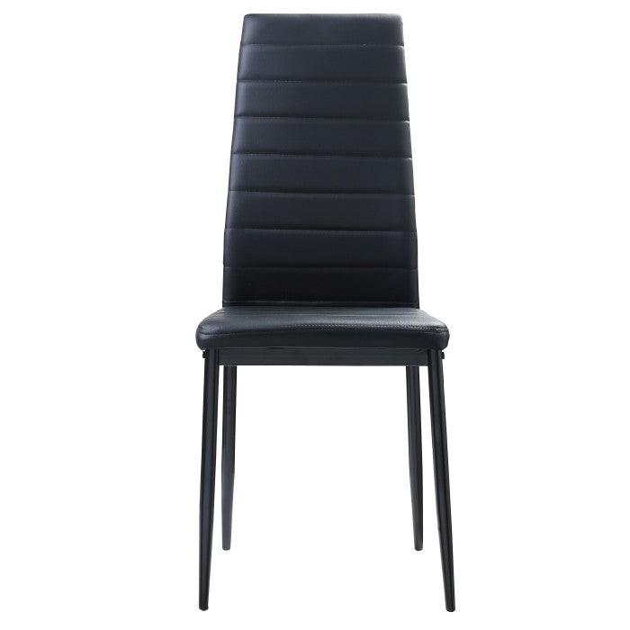 Florian Black Side Chair (Set of 2) - Ornate Home