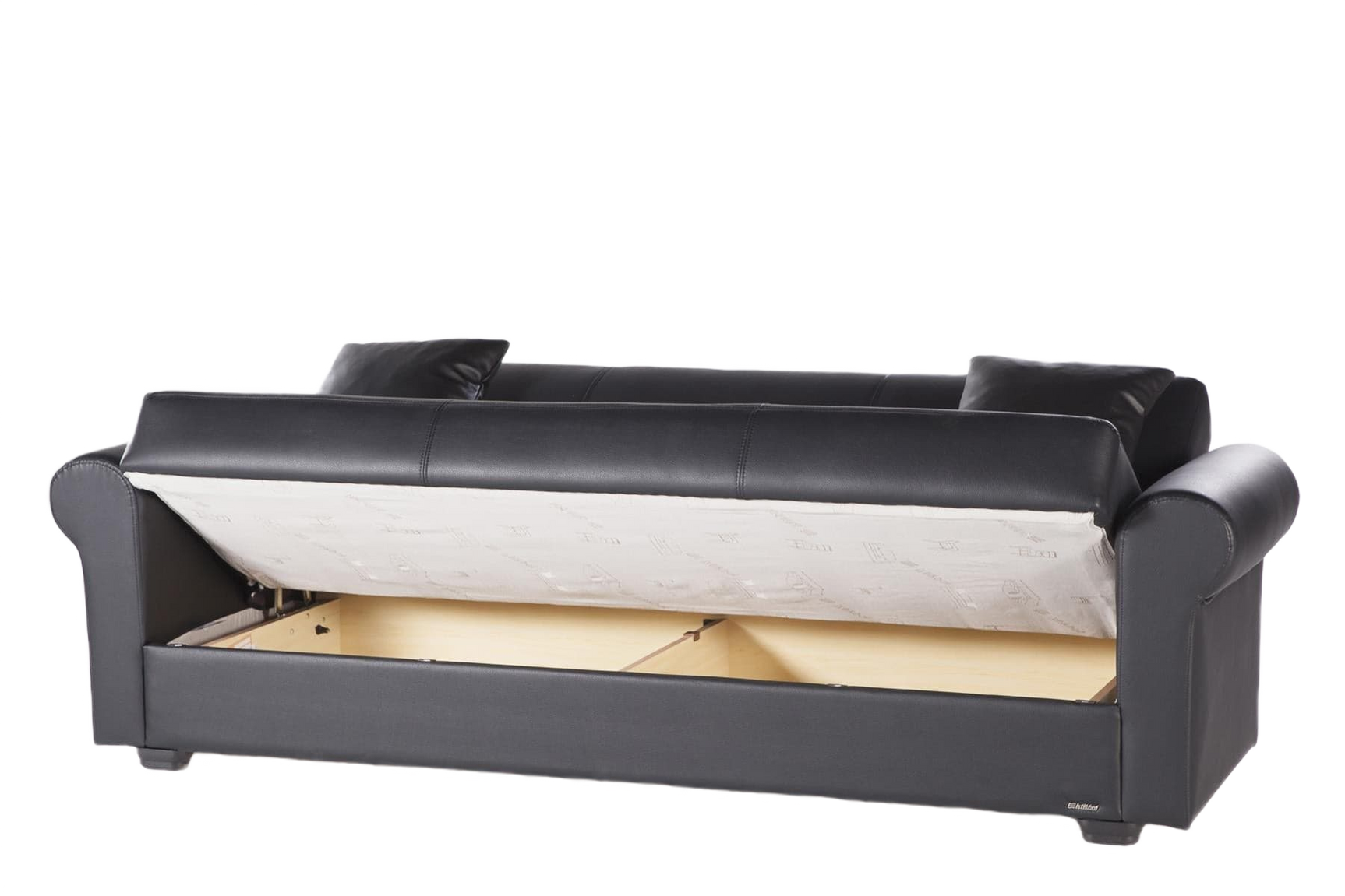 Floris Black 3 Seat Sleeper - Ornate Home