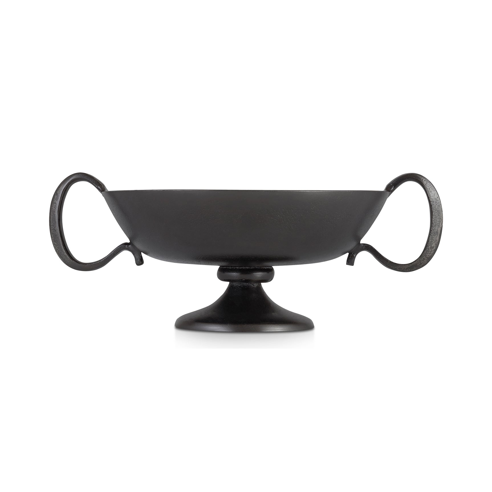 Floris Black Cast Aluminum Decorative Bowl - Ornate Home