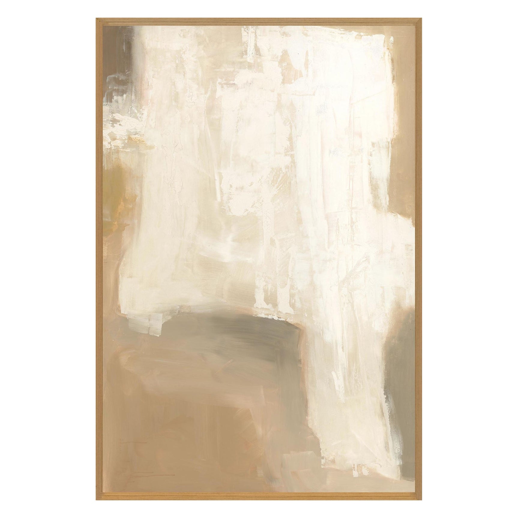Flow White Painting 48x72 by Buddy Whitlock - Ornate Home