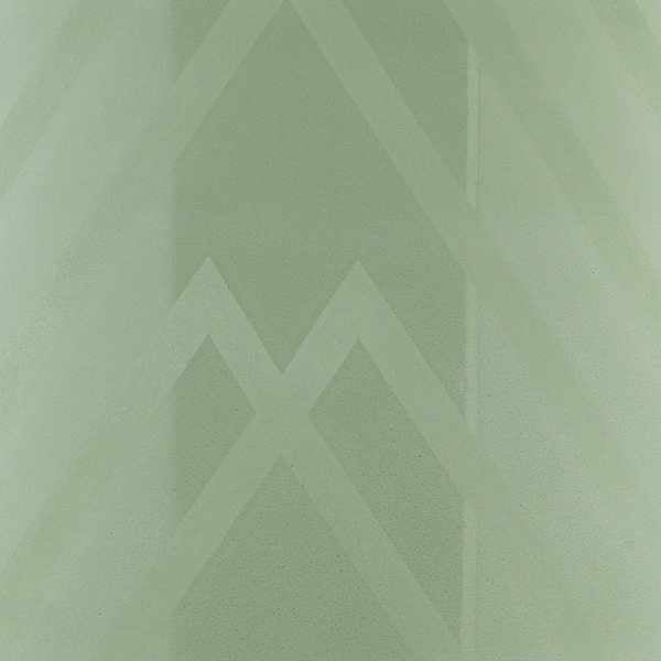 Flynn Green Chevron Glass Decorative Accent - Clearance - Ornate Home