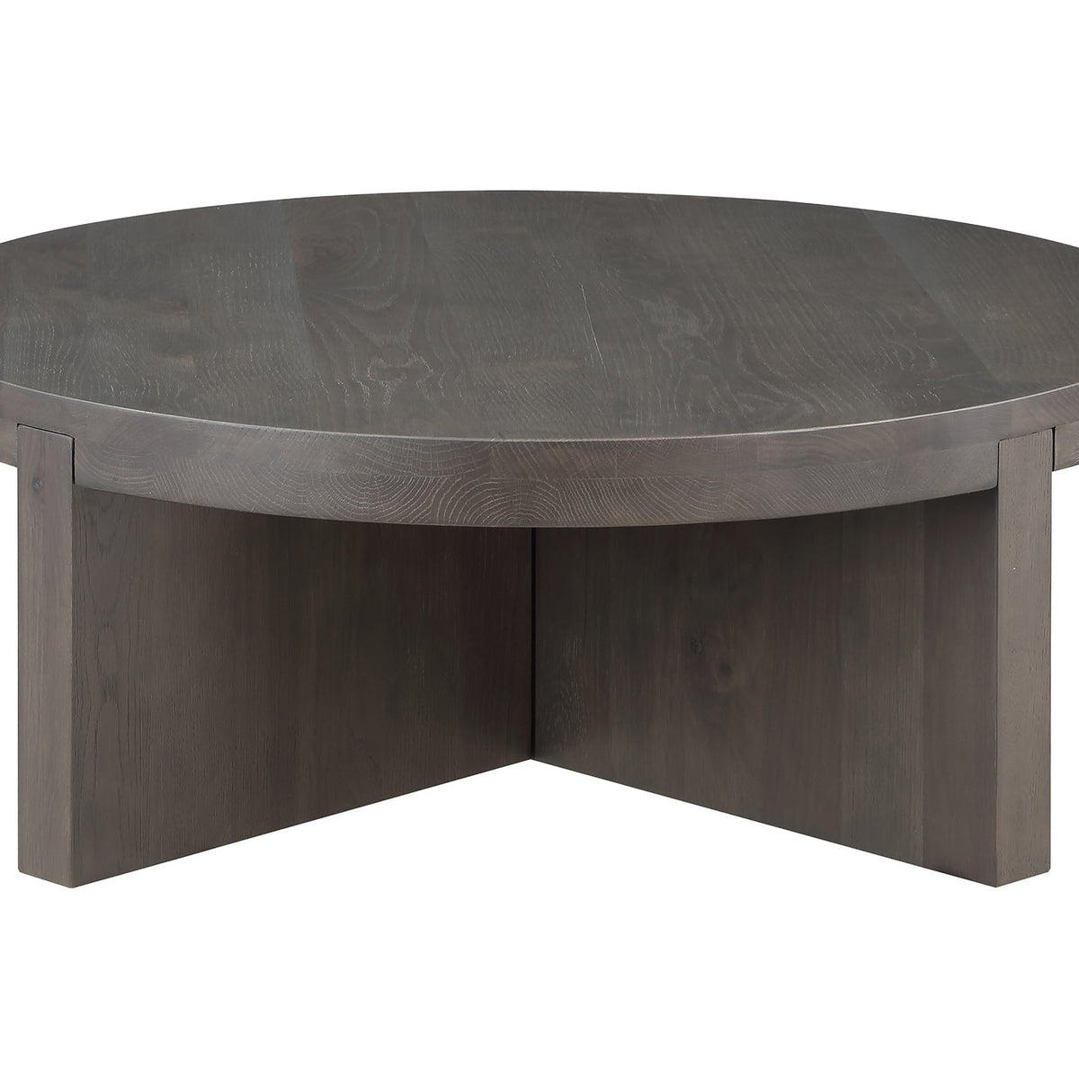 Moe's Home Folke Dark Brown Round Coffee Table | Ornate Home