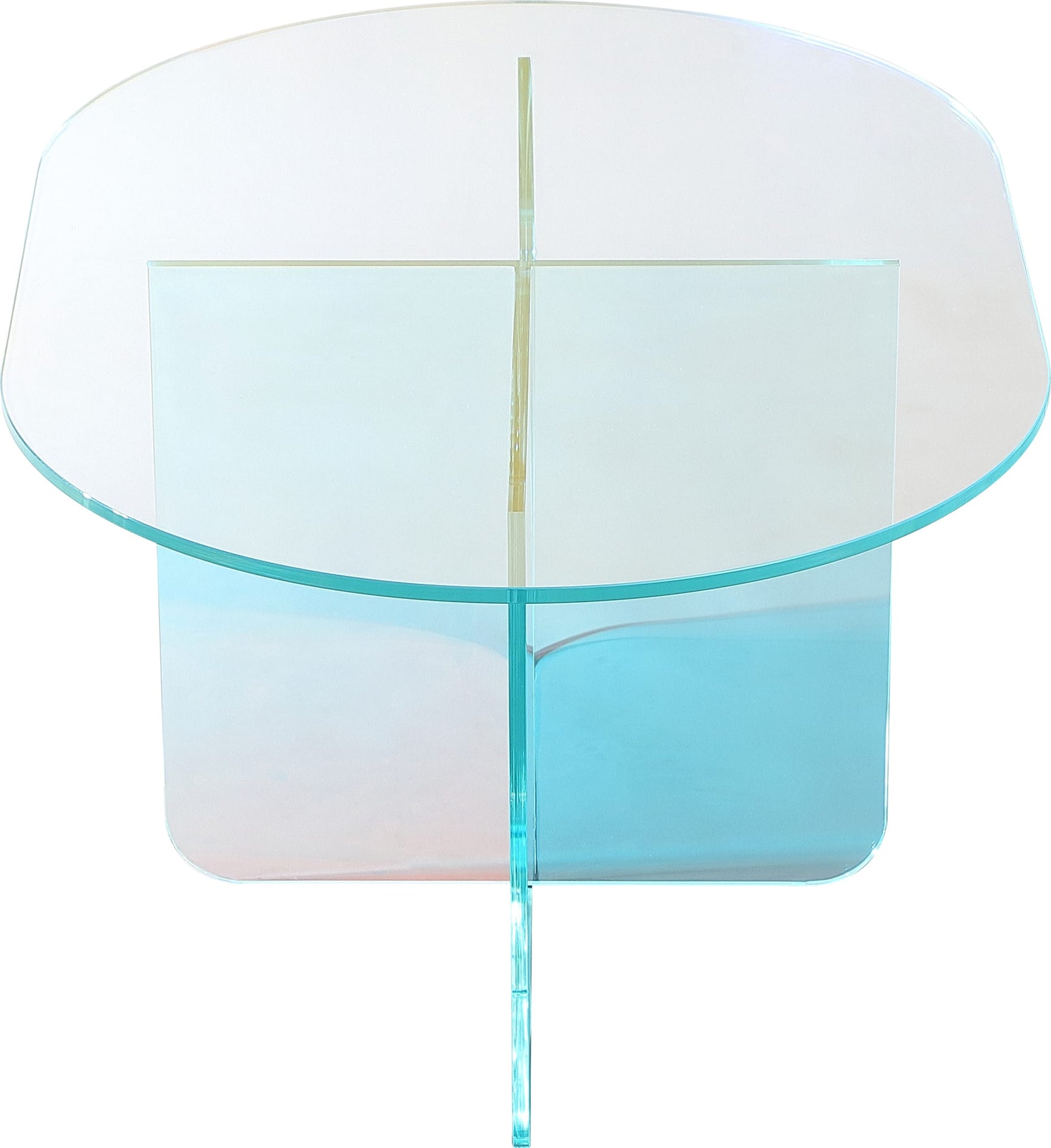 Fomo Iridescent Glass Coffee Table - Ornate Home