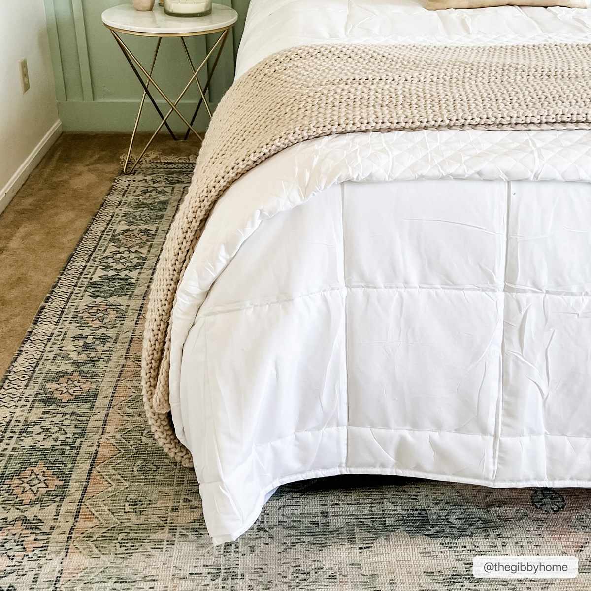 Foraker Sage Green Cotton Rug - Ornate Home