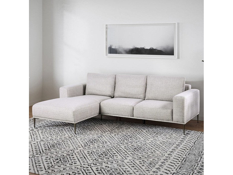 Forde Gray Left Arming Sectional - Ornate Home