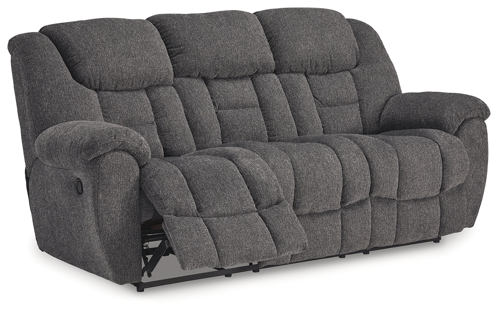 Foreside Charcoal Reclining Sofa and Loveseat - Ornate Home