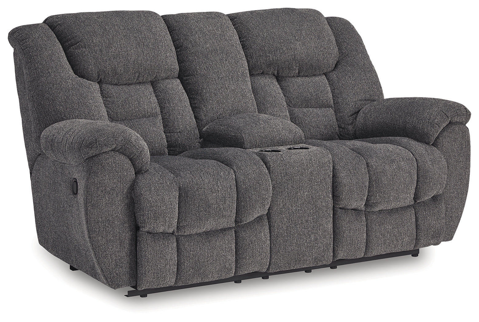 Foreside Charcoal Reclining Sofa and Loveseat - Ornate Home