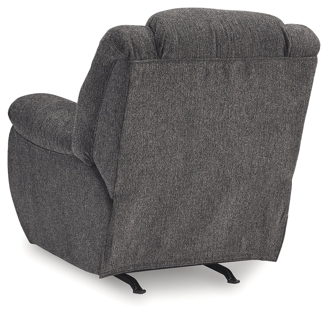 Foreside Charcoal Rocker Recliner (Online Special Price) - Ornate Home