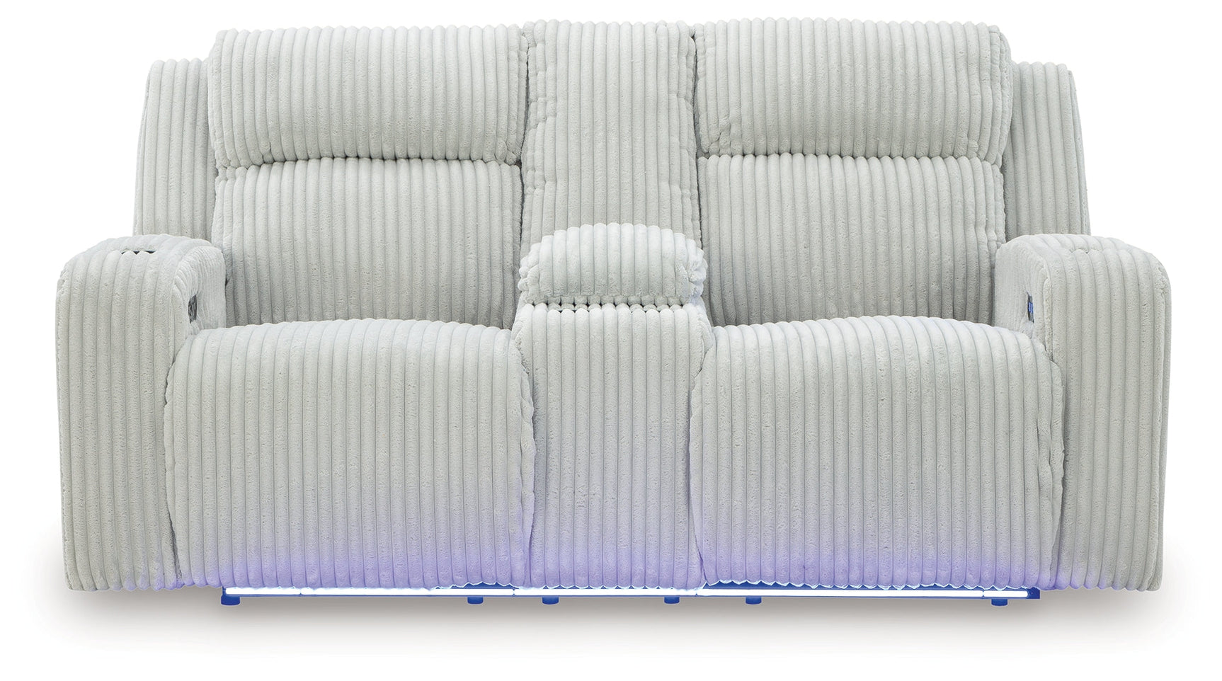 Forest Lake Alloy Power Reclining Loveseat w/Console (Online Special Price) - Ornate Home
