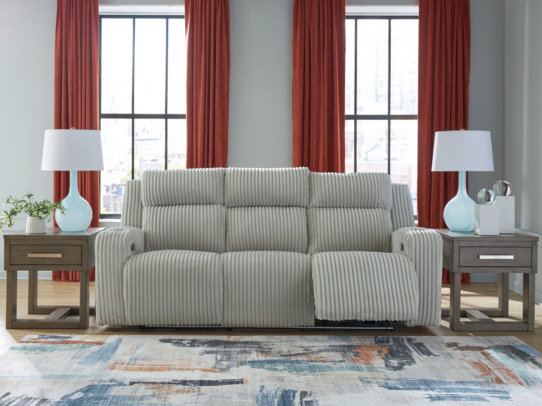 Forest Lake Alloy Power Reclining Sofa (Online Special Price) - Ornate Home