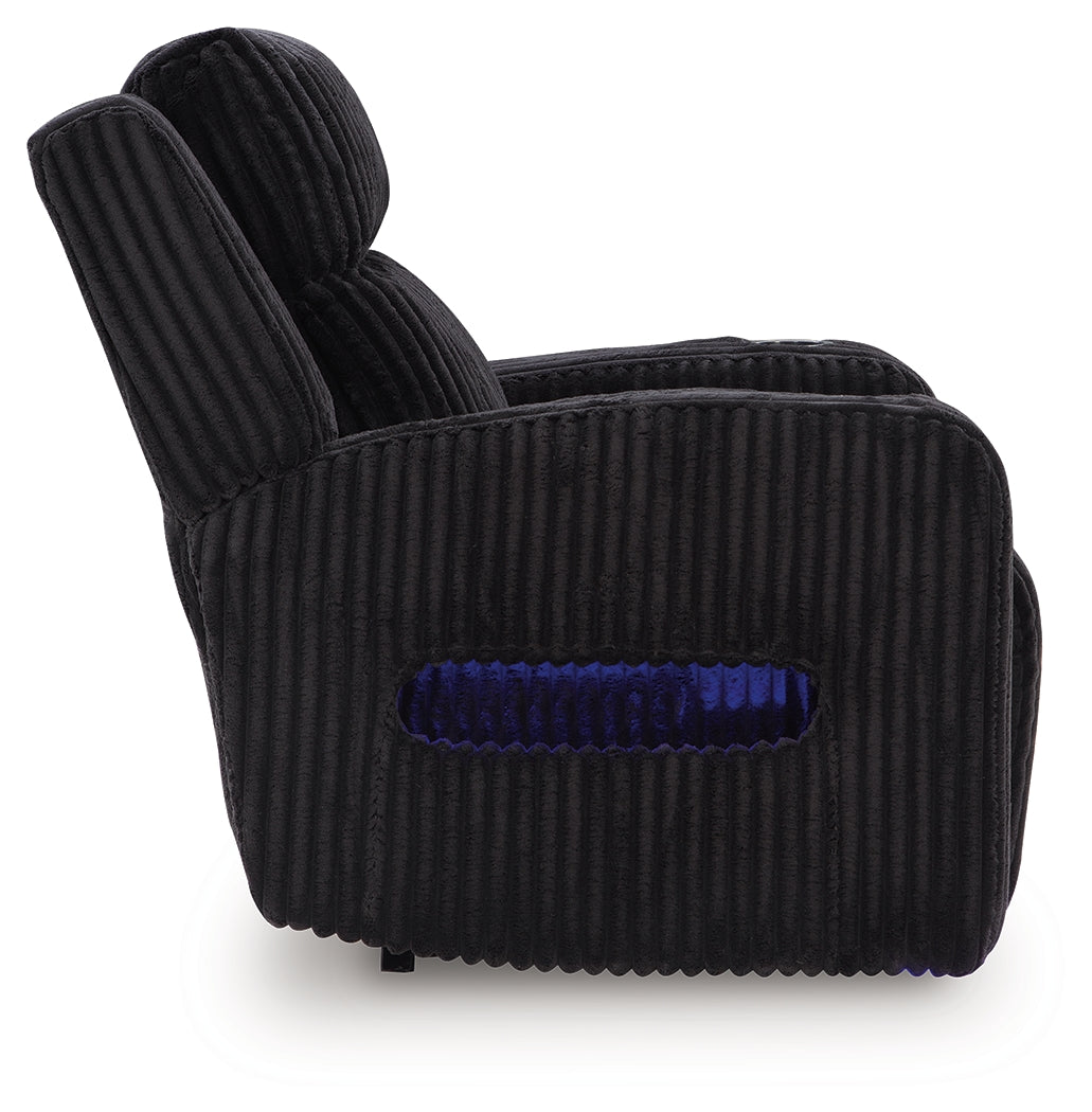 Forest Lake Black Power Reclining Sofa, Loveseat and Recliner (Online Special Price) - Ornate Home