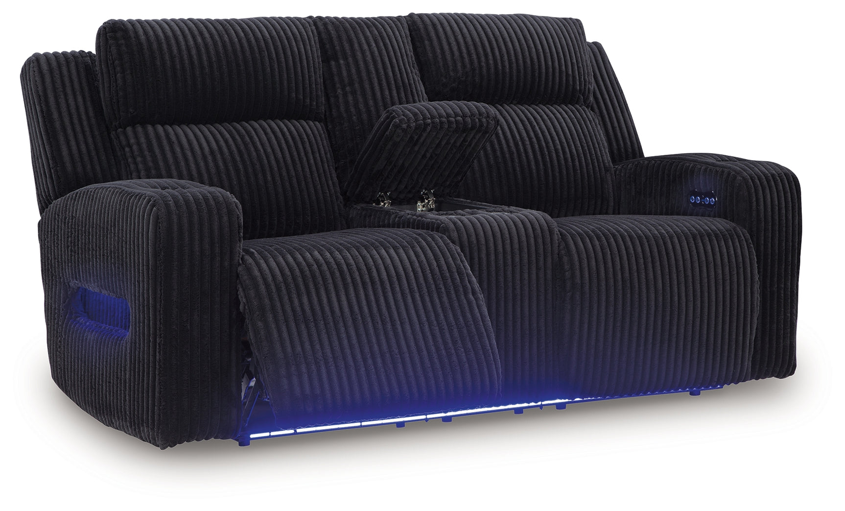 Forest Lake Black Power Reclining Sofa, Loveseat and Recliner (Online Special Price) - Ornate Home