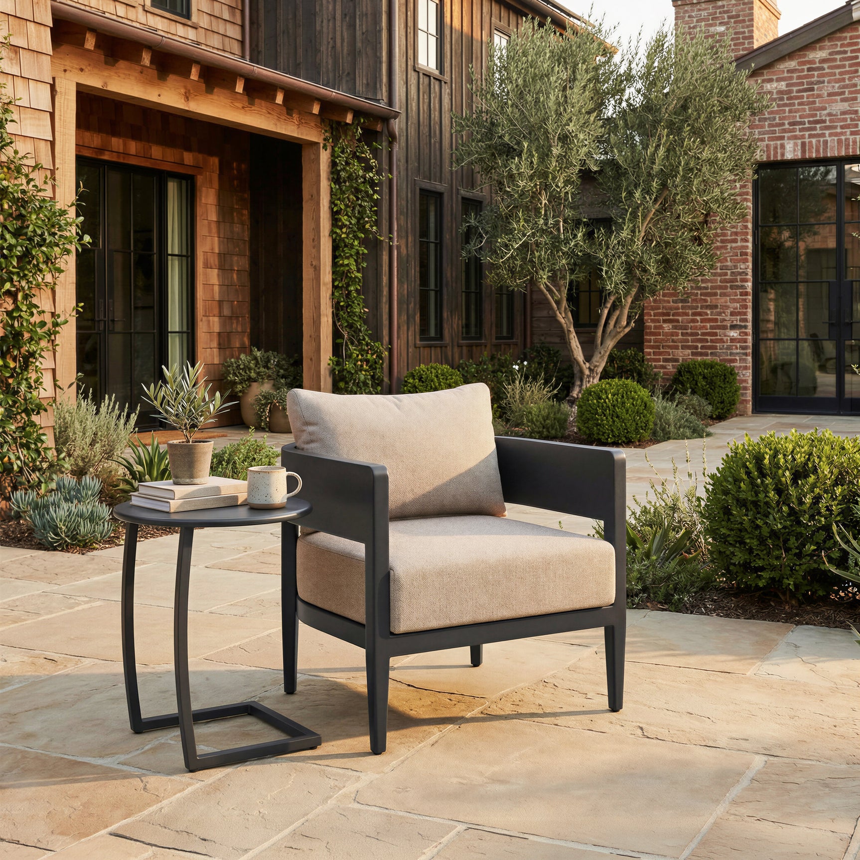 Foret Black Armchair