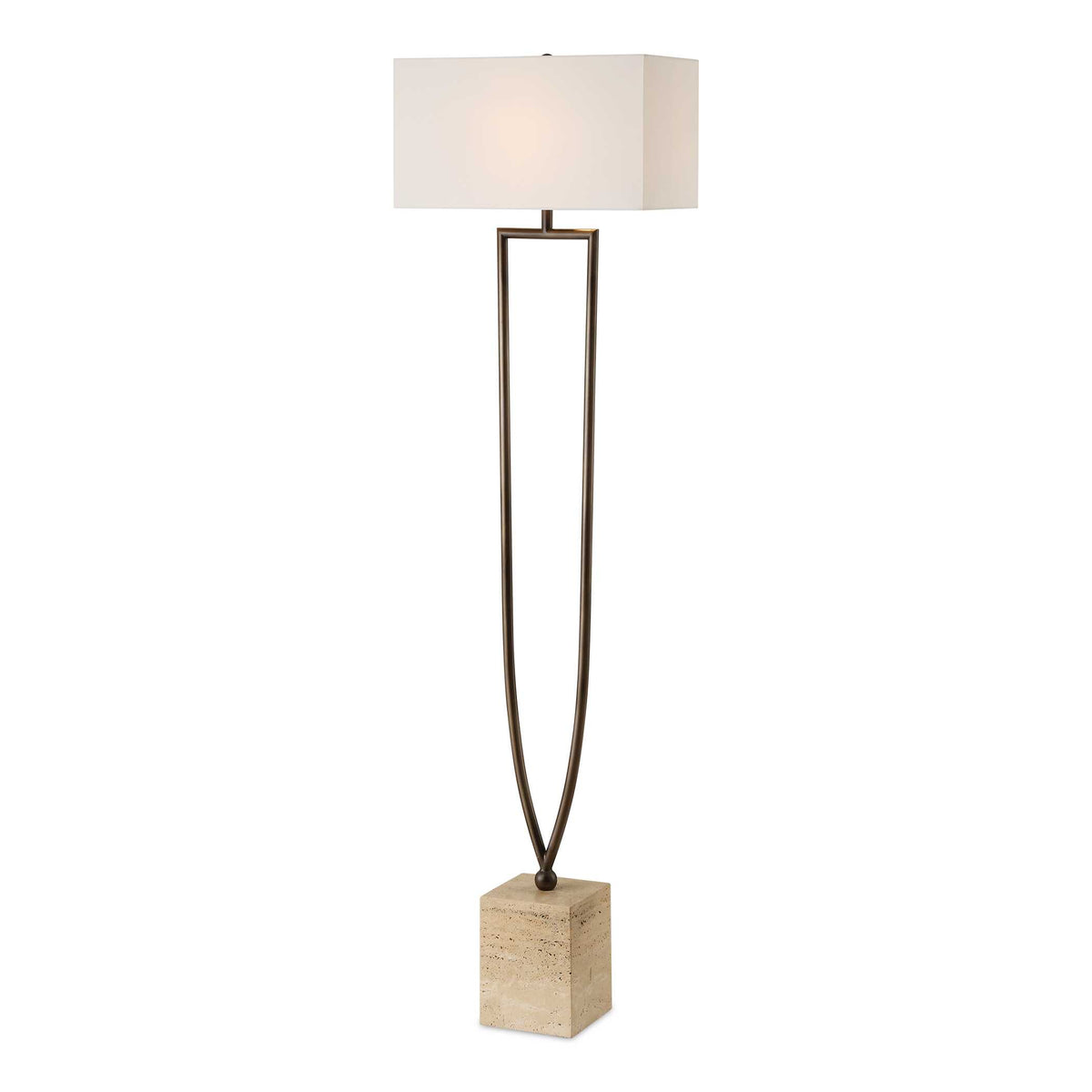 Fork In The Road Bronze/Brown Floor Lamp - Ornate Home
