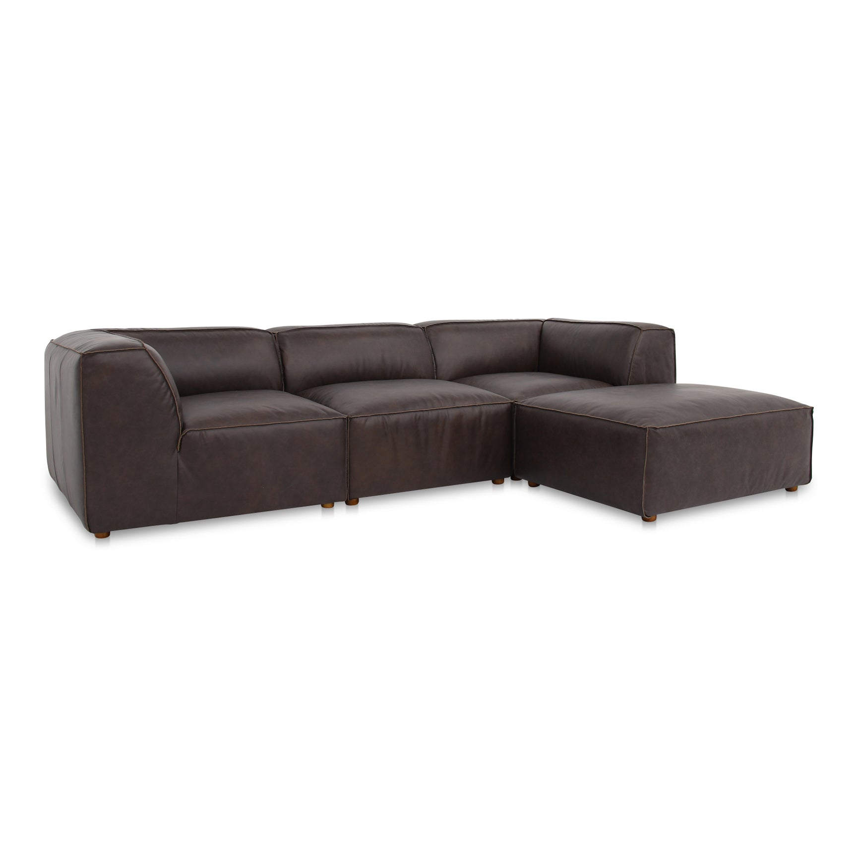 Form Espresso Brown Lounge Modular Sectional - Ornate Home
