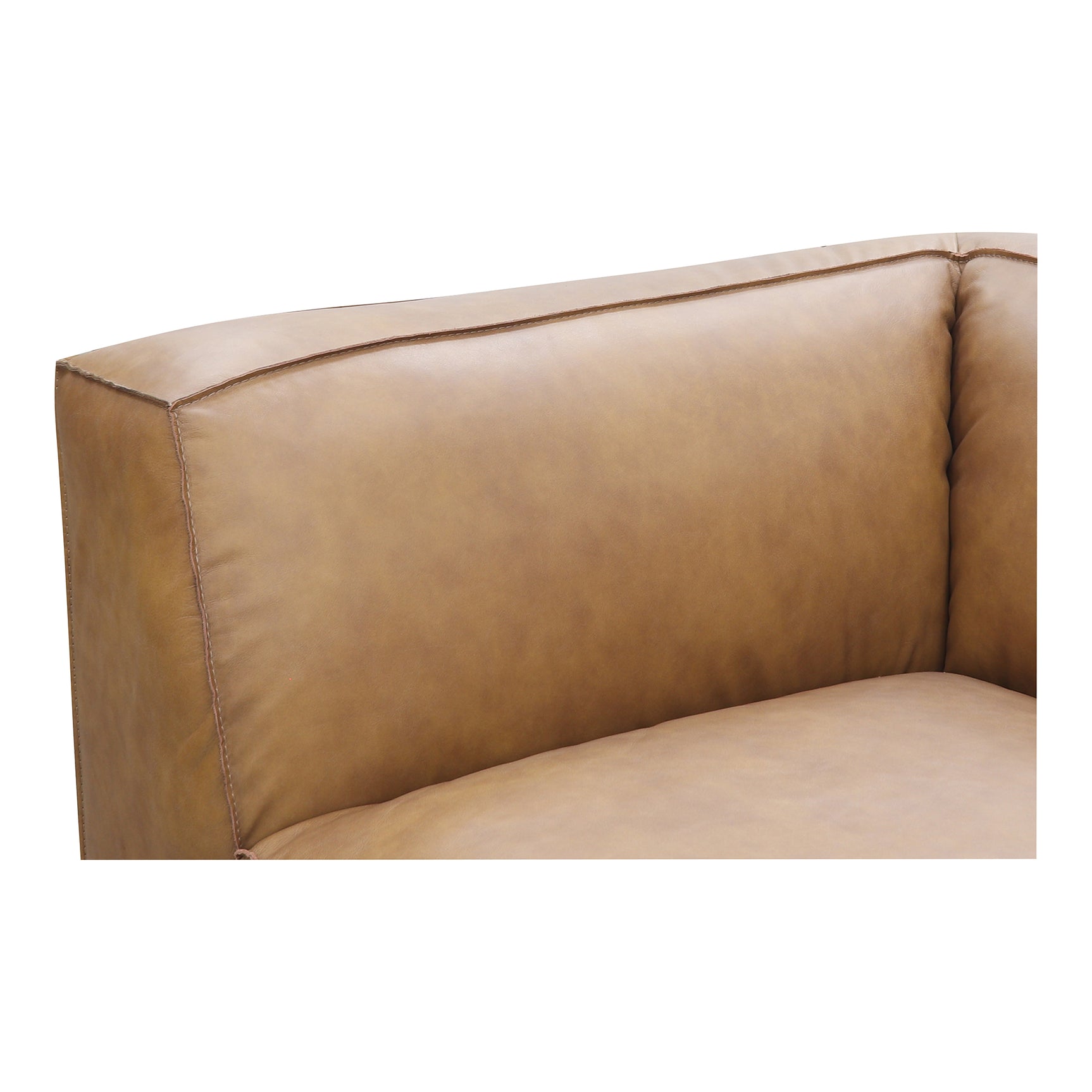 Form Tan Leather Nook Modular Sectional - Ornate Home