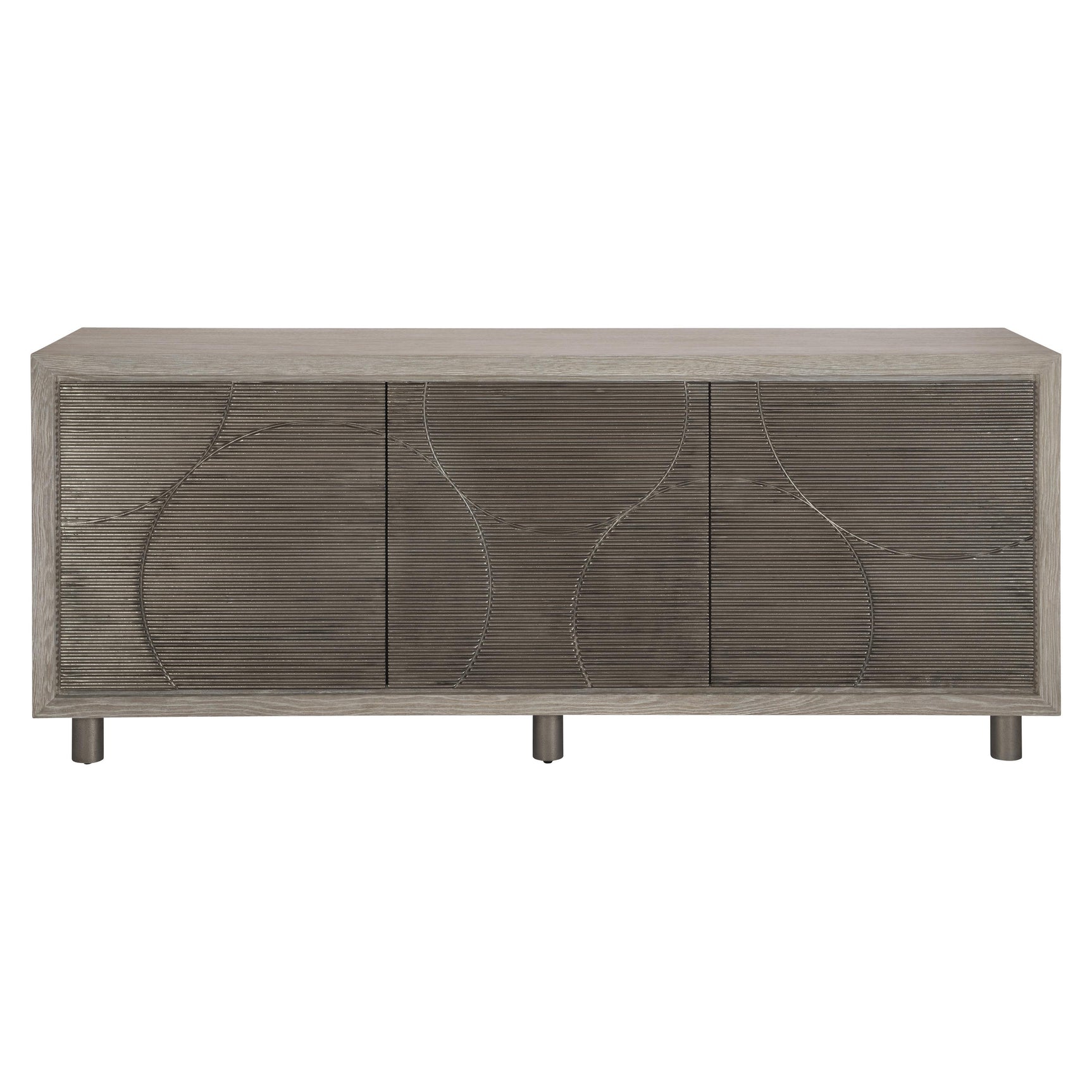Formosa Graphite/Flaxen Entertainment Credenza - Ornate Home