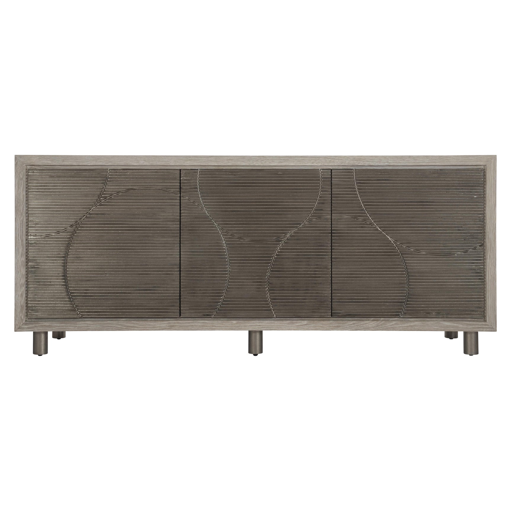 Formosa Graphite/Flaxen Entertainment Credenza - Ornate Home