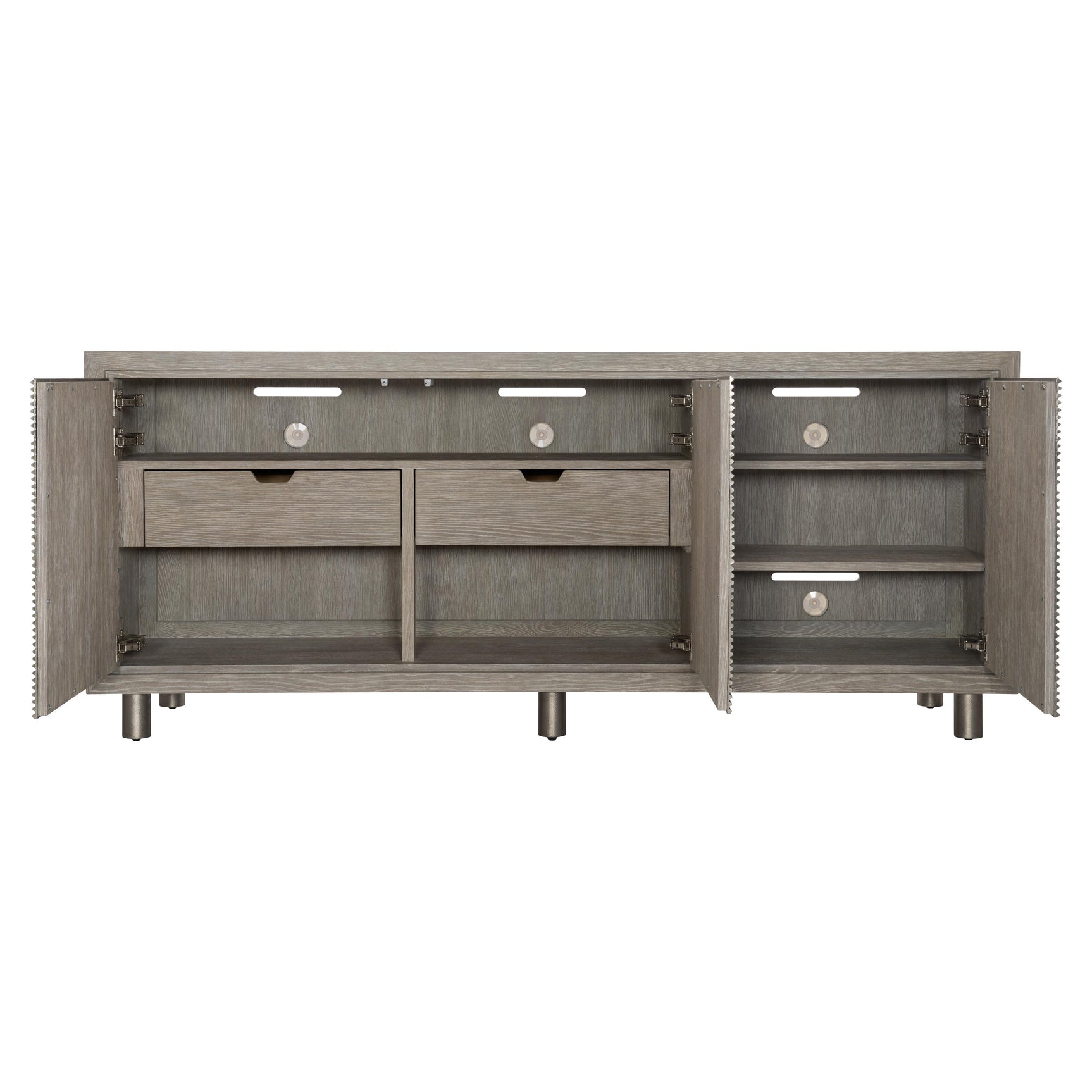 Formosa Graphite/Flaxen Entertainment Credenza - Ornate Home