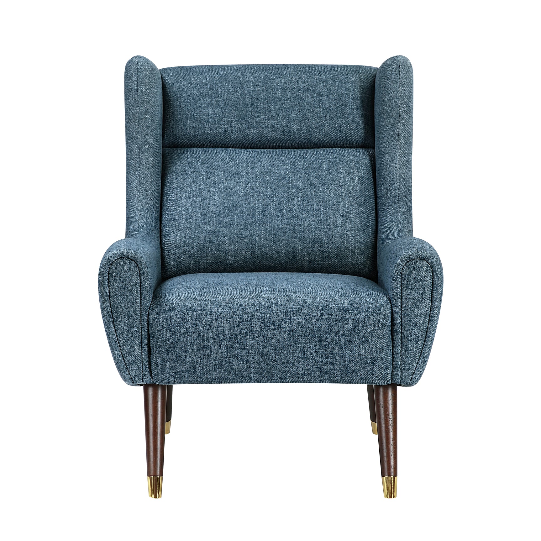 Forrester Blue Accent Chair (Wingback) - Ornate Home