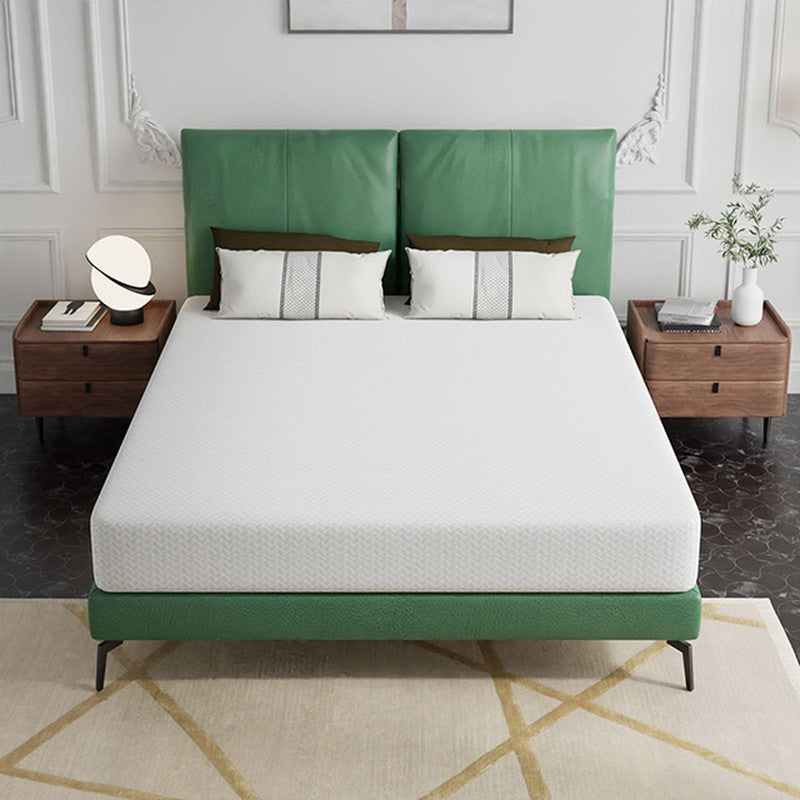 Forsythia White 8" E.King Green Tea Gel Memory Foam Mattress - Ornate Home