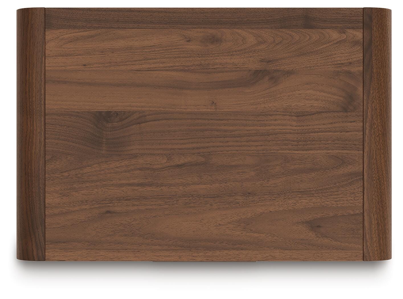 Fortlorn Walnut Brown King Panel Bed, Dresser, Mirror and Nightstand - Ornate Home
