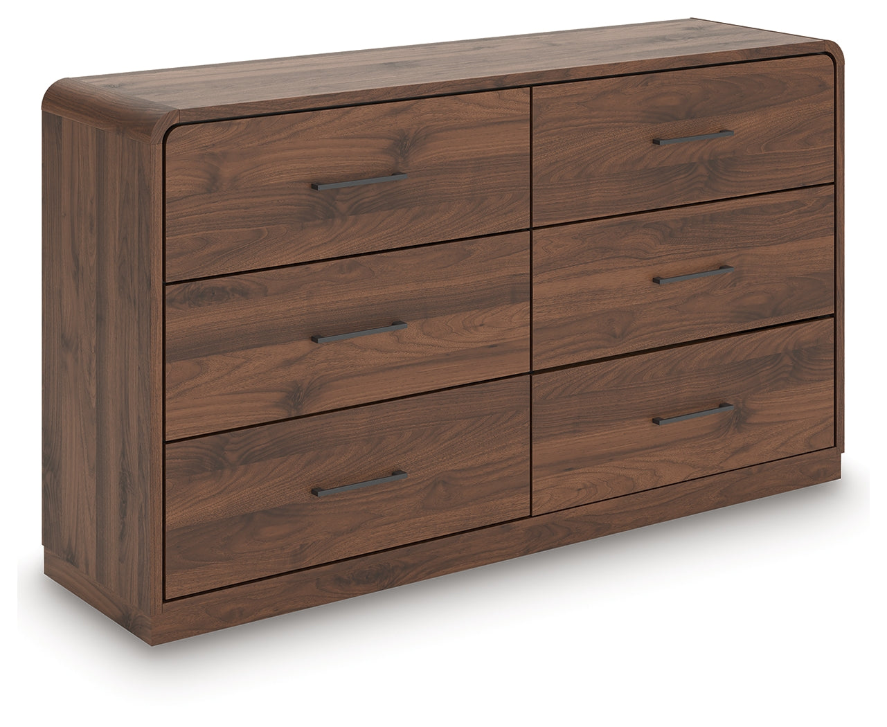 Fortlorn Walnut Brown King Panel Bed, Dresser and 2 Nightstands (Online Special Price) - Ornate Home