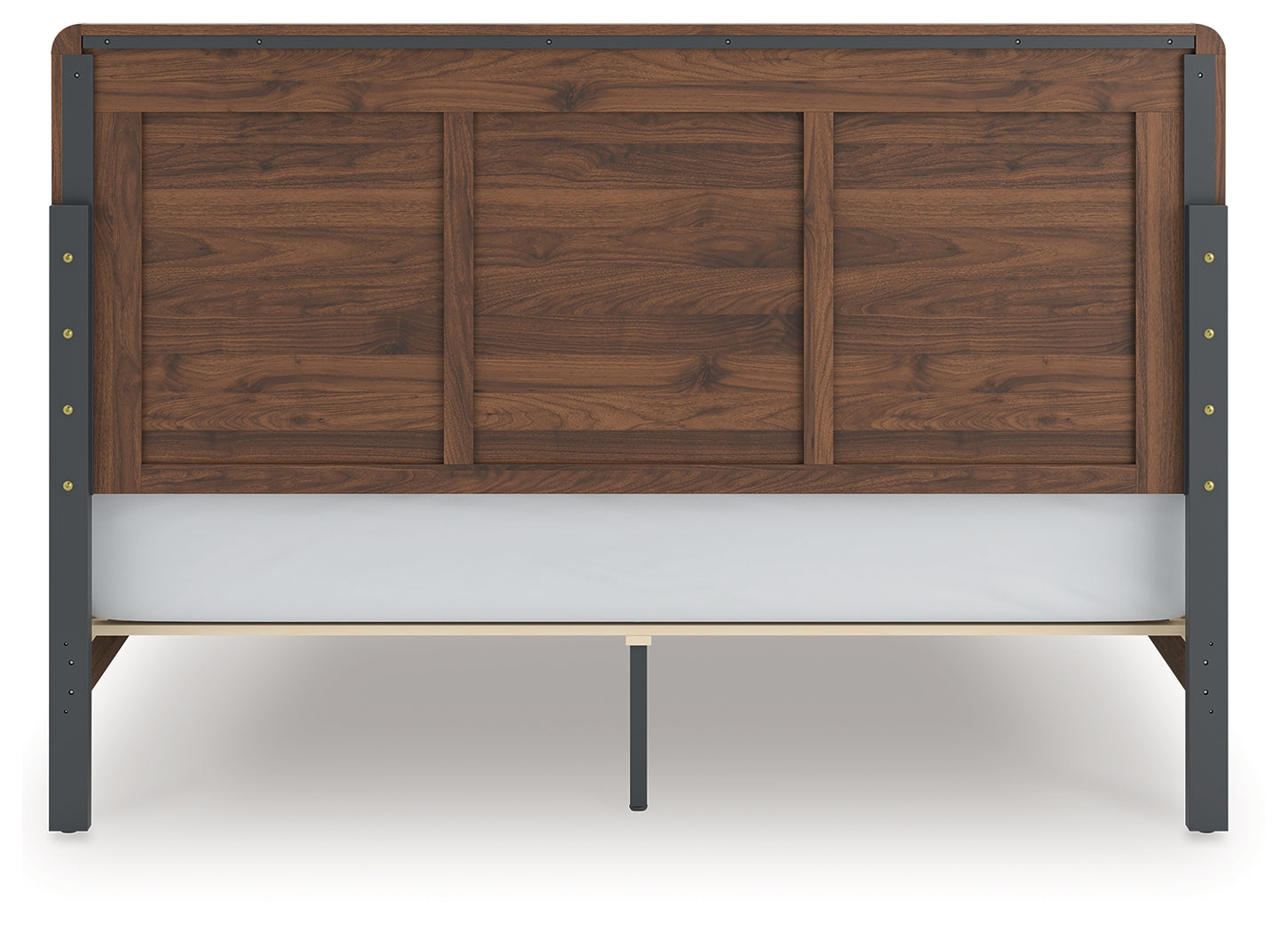 Fortlorn Walnut Brown King Panel Bed, Dresser and Nightstand - Ornate Home